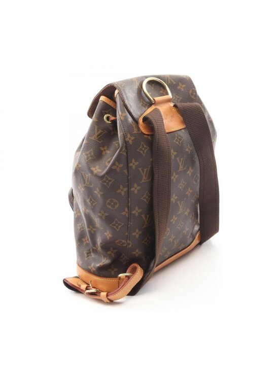 Louis Vuitton Backpack Montsouris GM Monogram Canvas Leather main image 7